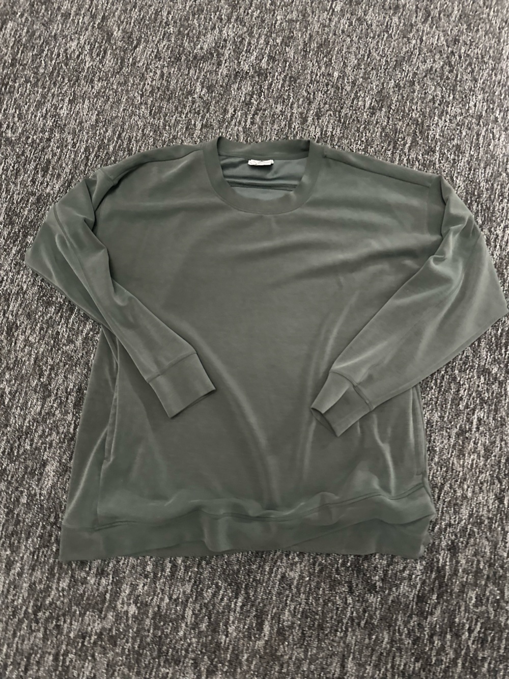 Sage Olive Green Crewneck Sweater - Sage